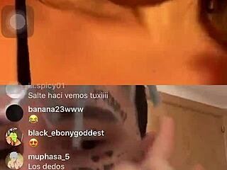 Live daring tease on instagram stream