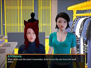 redhead teases in erotic family game