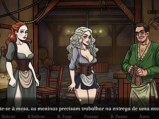Game of Whores Ep 19 Naughty Waitress Dance