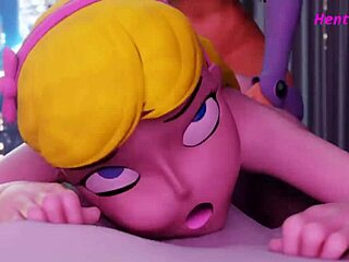 Raw hentai 3D futanari bangs uncensored