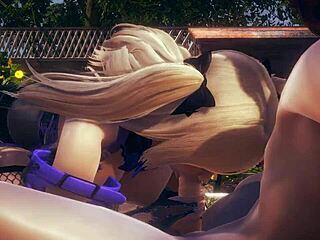 Genshin Fischl’s POV Blowjob With Messy Cum