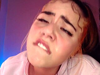 Egirl’s Messy Ahegao Passion Unleashed