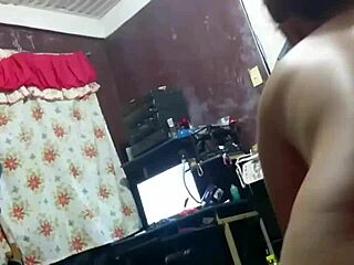My Filipina babe rides reverse cowgirl hard