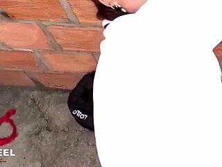 Latina Schoolgirl’s Brutal Street Fuck With Creampie