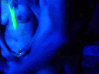 painted bodies lead to intense fucking session