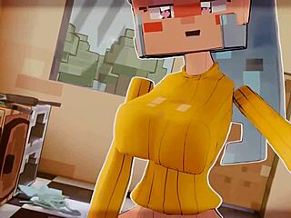 minecraft porn with raw fucking in wild scenes