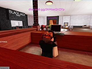Cheating roblox girl rides massive bbc
