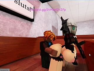 Cheating roblox girl rides massive bbc