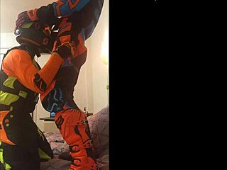 Motocross Rider's Garage Passion Ignites