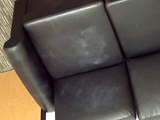 Zelda gets rough on casting sofa
