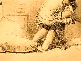Vintage Erotic Cartoon Illustration Unveiled