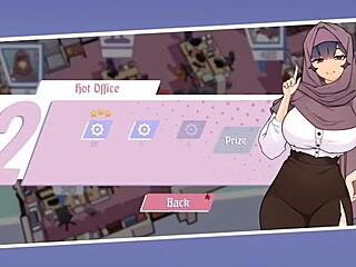 tsundere milf teases with massive tits in hentai