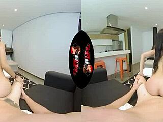 Vrlatina’s tiny latina teen gets tight pussy pounded in vr