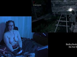 Naked Alan Wake Play Through Part 7 With Brunette