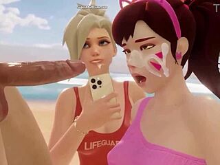 Dva And Tracer Crave Massive Dicks In 3D Uncensored Game