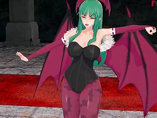 Morrigan fucks us in 3D fantasy world