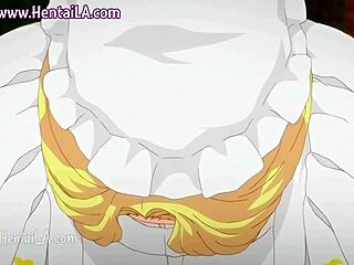 Blonde Maid's Anime Bosom Fantasy