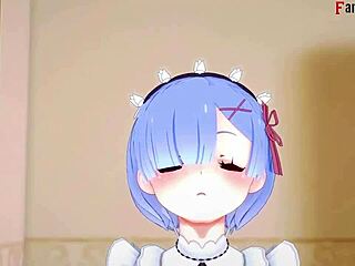 what’s rem’s secret with big boobs maid fantasy?
