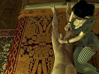 Goth Elf Dominates with POV Blowjob in 3D
