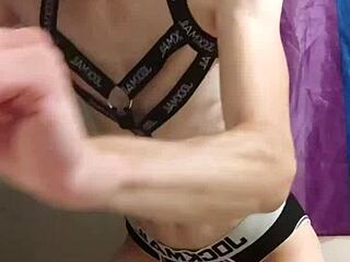 What’s this twink hiding with his dildo?