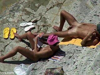 ever caught a couple banging on the beach?