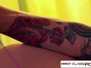 Cheeky Anna Bell Peaks Sucks Monster Cock in POV