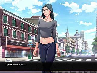 Hentai babe dildo play in public