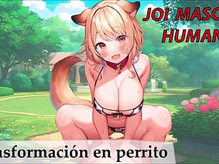 Joi in Spanish for sex slaves turning into pups