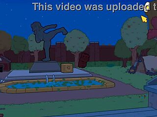simpsons burns mansion big boobs party