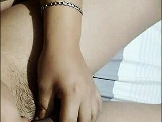 Slamming my cousin’s cock in the bedroom