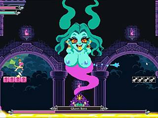 Flip Witch Hentai Game Ep 13: Monster Cock Titjob with Facial Cumshot