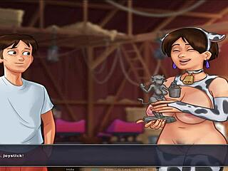 Bold Monster Cock Bangs Babe In Cartoon Game