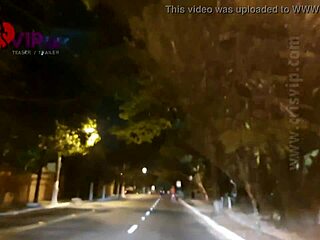 I went to the slut square with my cuckold, two cars followed us. We played a naughty dogging game - Cristina Almeida part 1/2