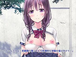 Ever seen an anime teen craving a blowjob?