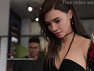 Cartoon Upskirt Bar Scenes