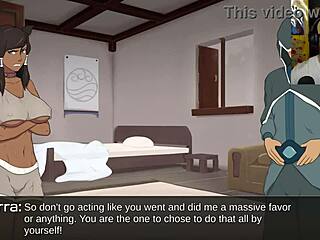 Korra’s freaky furry bondage cum explosion