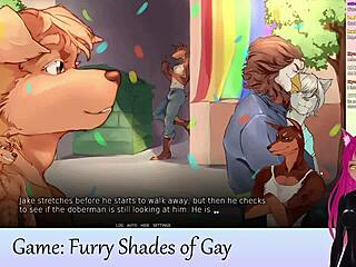 Vtuber Lewdneko dives into furry gay play