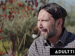 Older man charmed by natural allure