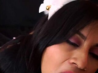 Cosplay kitten girl pays with fuck and blowjob