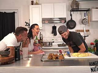 KITCHEN CHAT SPARKS HORNY ACTION