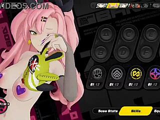 Thick anime women ride w-engines with gumi