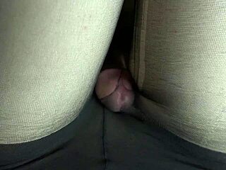 Her POV Thigh Fucking in Pantyhose Cumshot