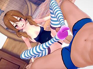 Why does stepsister play only with feet until soaked?