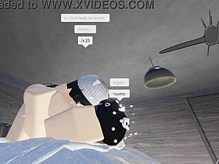 Kiwi and Saiko’s teasing Roblox lesbian encounter