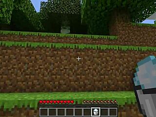 Realistic Minecraft Teases With Cum Lava Burst
