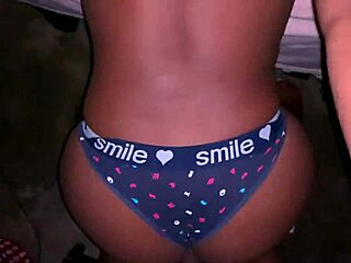 What’s she hiding while bent over at grandparents’ place?