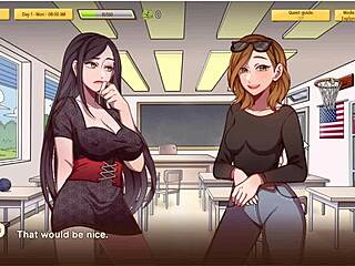 Hey, wanna flirt with cute anime babes in dating sim?