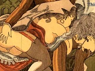 Vintage erotic sketches hint at hidden desires