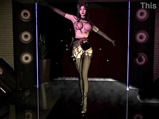 3d cute asian slut in lingerie cheats with huge cock