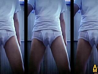 Alejandro’s Emotional Tale in White Lingerie